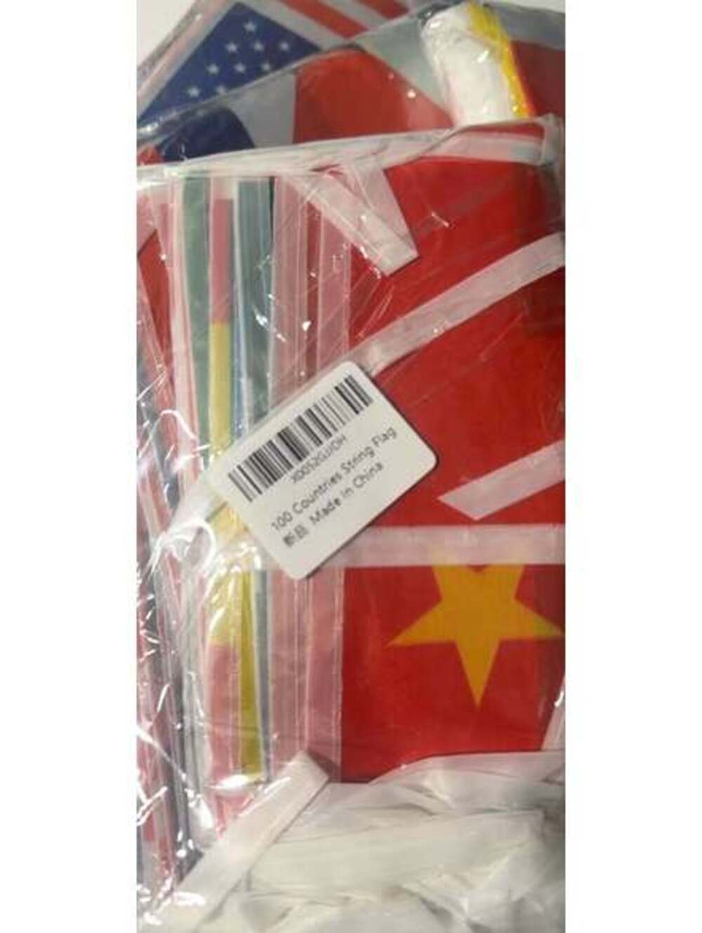 100 Countries String Flag